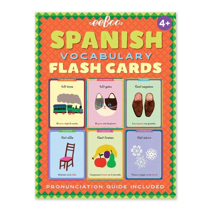 Spanish Vocabulary Flash Cards