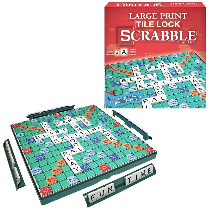Large Print Tile Lock Scrabble