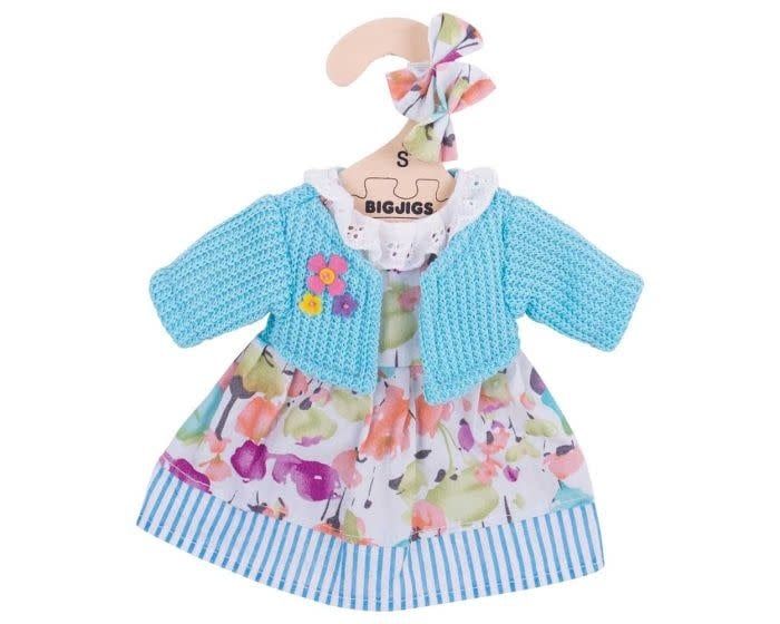 Small Turquoise Cardigan and Dress