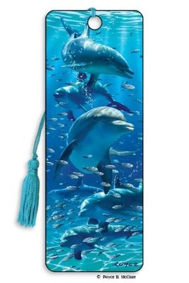 3D Dolphin Card and Bookmark