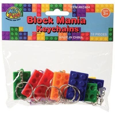Block Mania Keychain Single Item (Assorted Colors)