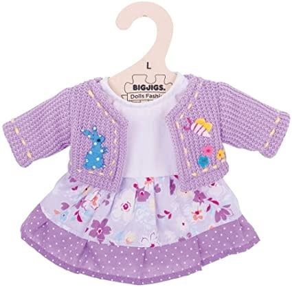 Small Lilac Dress and Cardigan