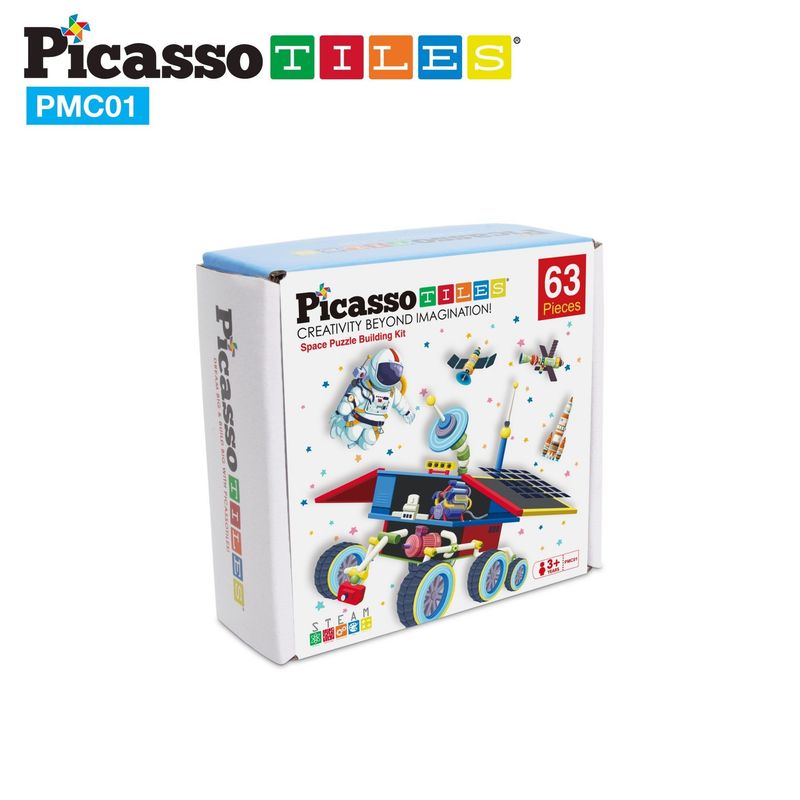 9pc Space Exploration Set Magnetic Cube Puzzle
