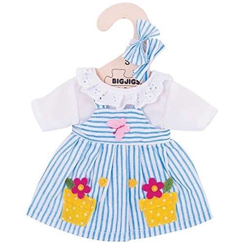 Small Blue Striped Dress