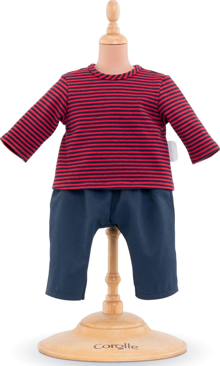 12&quot; Doll Pants &amp; Striped T-shirt
