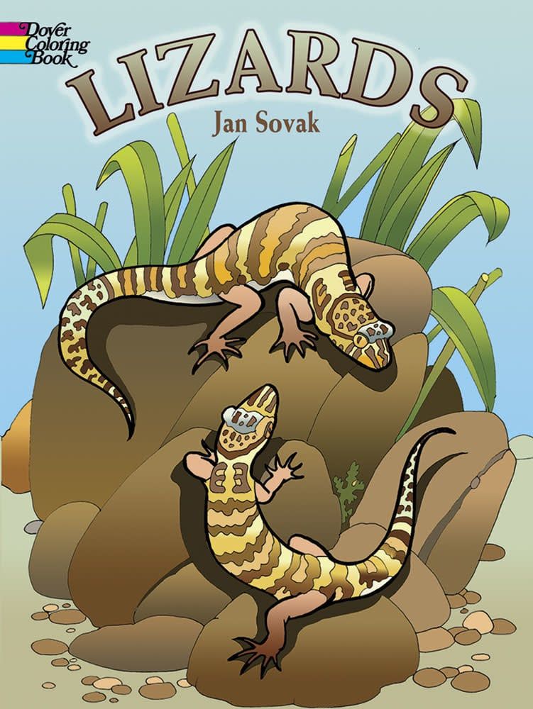 Lizards Coloring Book - Jan Sovak
