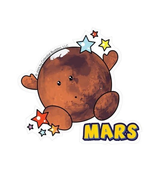 Mars Sticker
