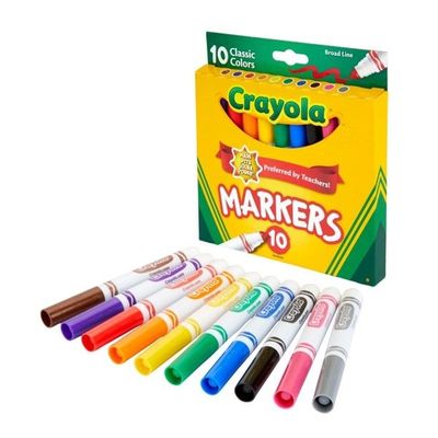 Crayola Classic Markers 10 Pack