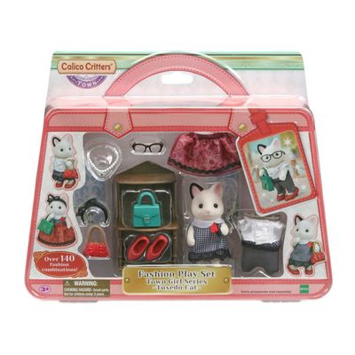 Fashion Play Set - Tuxedo Cat