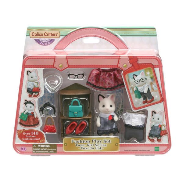 Fashion Play Set - Tuxedo Cat