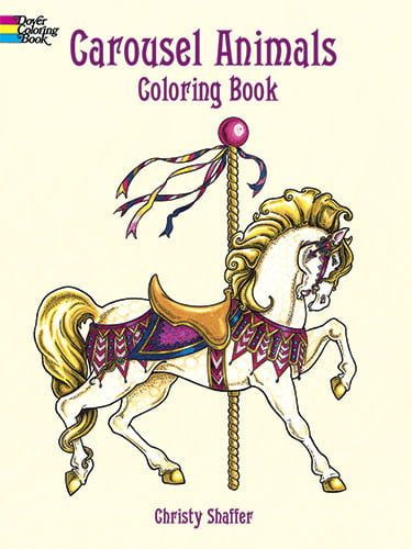 Carousel Animals Coloring Book - Christy Shaffer