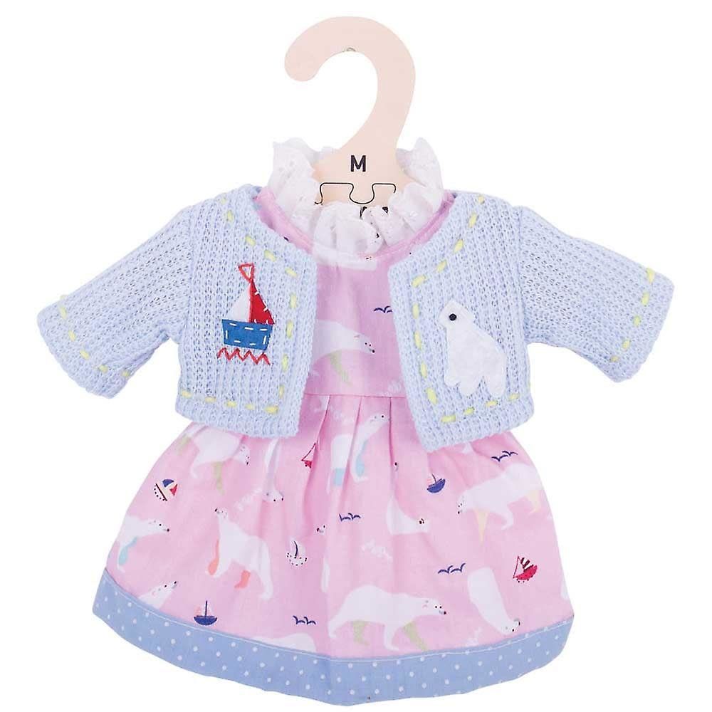 Small Polar Bear Pink Dress