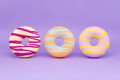 Individual Hand Painted Donut Chalk- Assorted Patterns