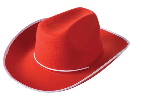 Cowboy Hat Red