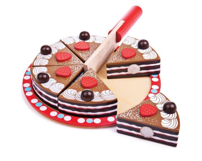 Wooden Chocolate Cake