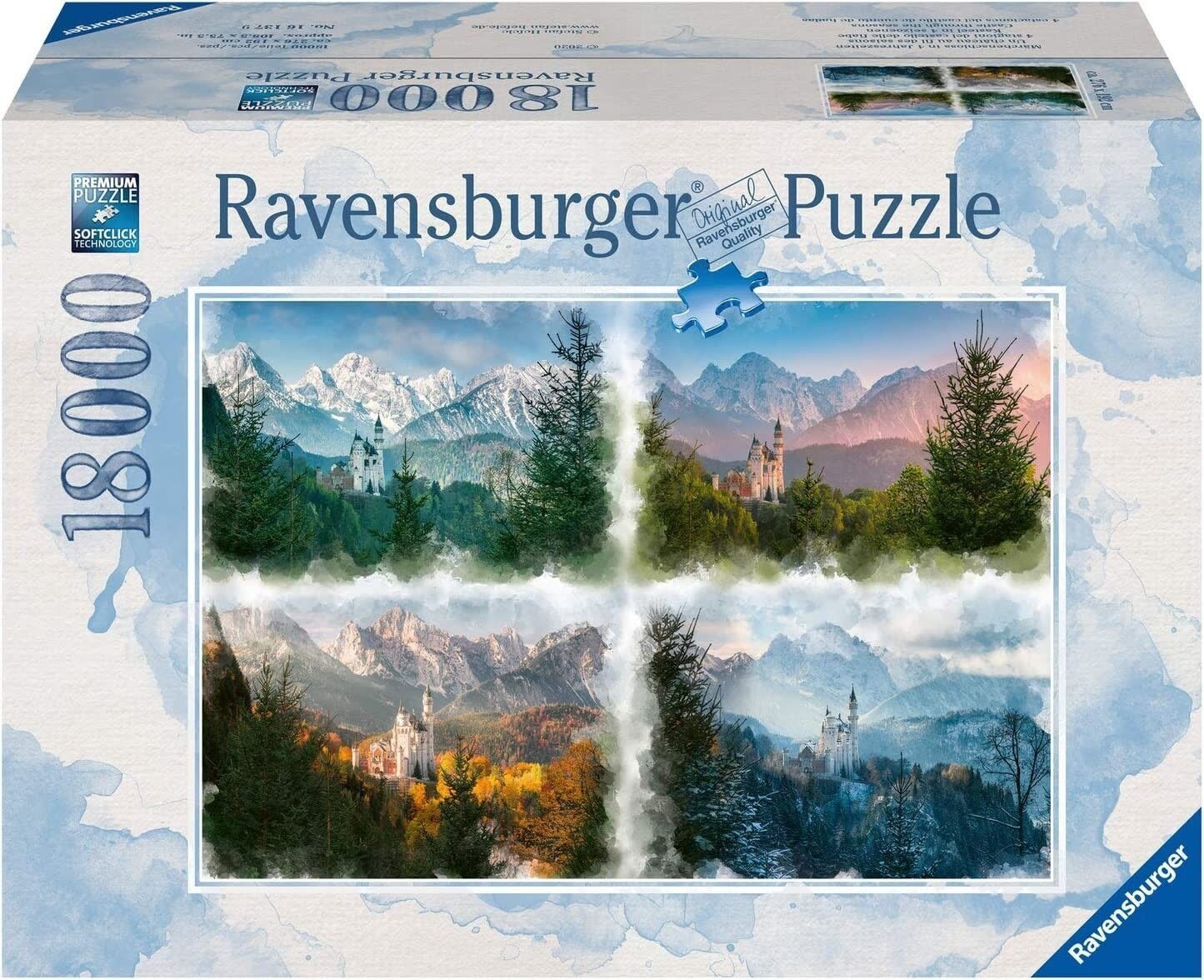 Castle Through the Seasons 18000 pc