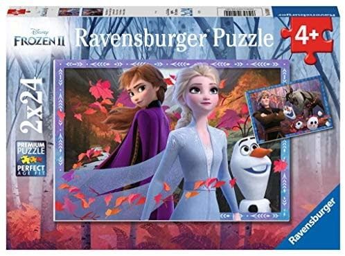 Frozen 2: Frosty Adventure 2 Puzzles 24 pc Each