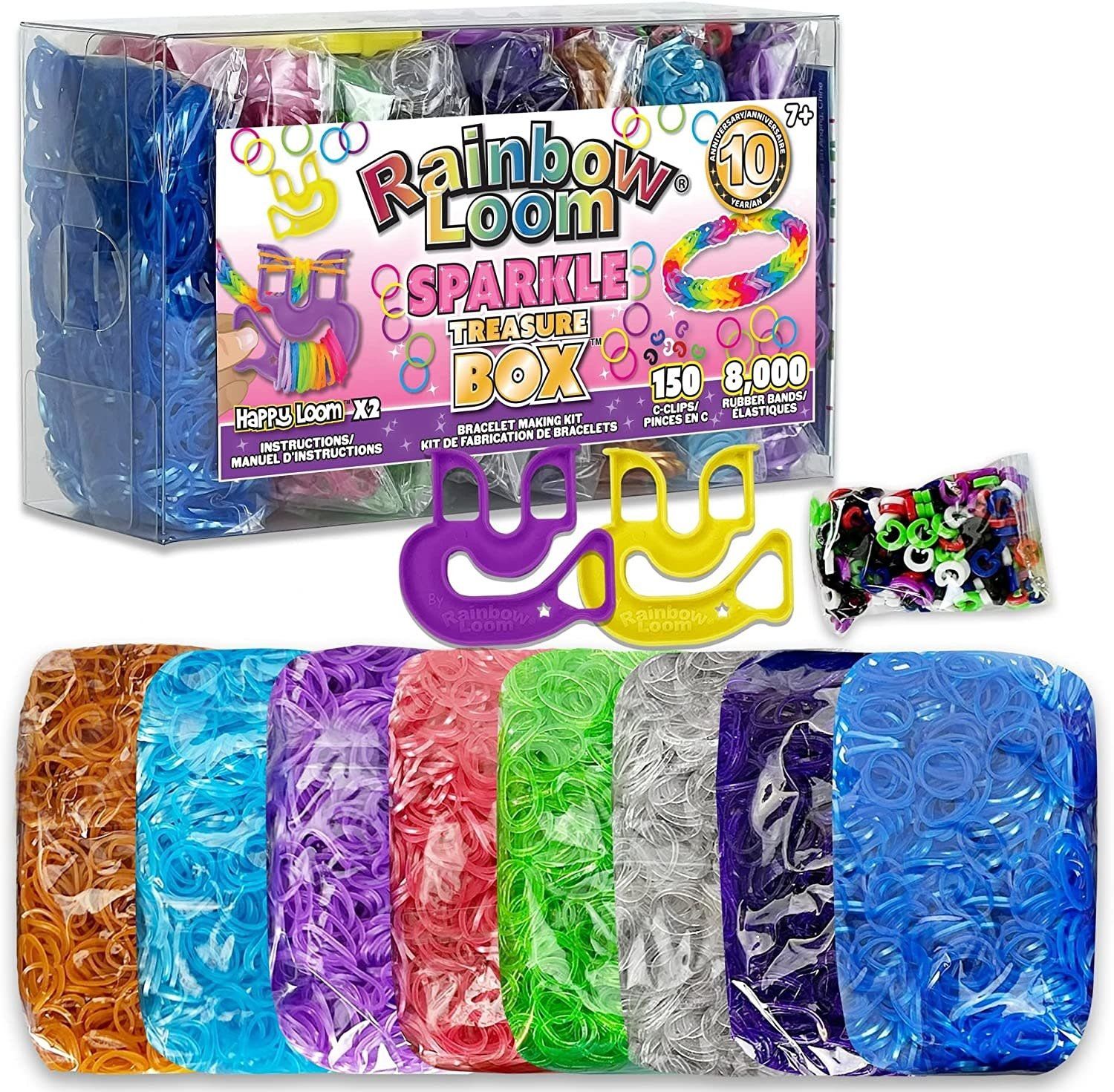 Rainbow Loom Treasure Box Sparkles