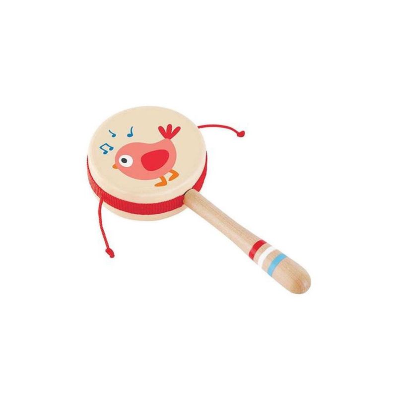 Twittering Bird Drum-shaped Rattle