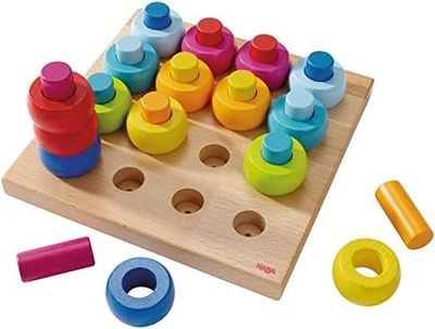Rainbow Whirls Peg Game