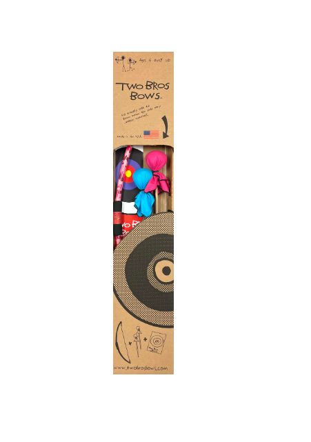 Pink Camo Bow, 2 Arrow and Small Bullseye
