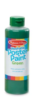 Washable Green Poster Paint