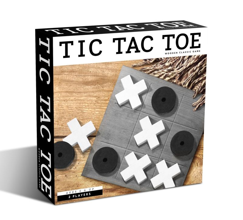 Tic Tac Toe Wooden Game Set