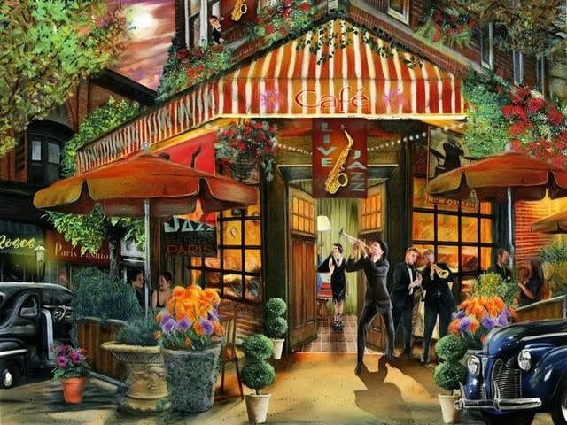 The Jazz Cafe 500 Piece Jigsaw Puzzle