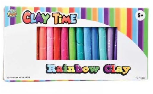 Clay Time Rainbow Clay
