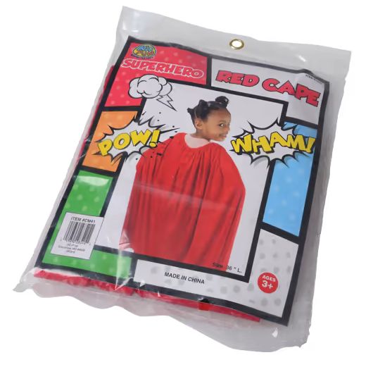 36&quot; Red Superhero Cape