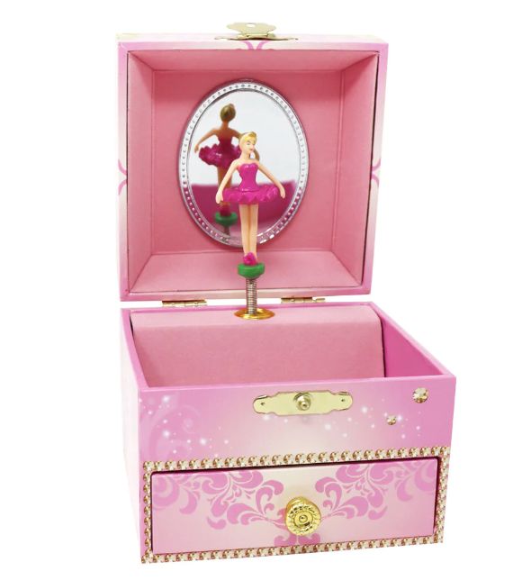 Romantic Ballet Small Musical Jewelry Box