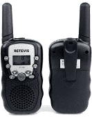 Walkie Talkie Pair Black