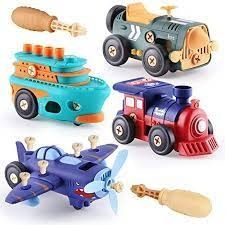 Vintage Take - A - Part Vehicles Set