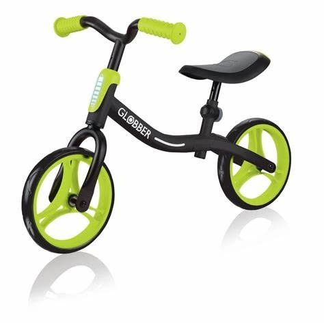 Globber Go Bike Black Lime Green