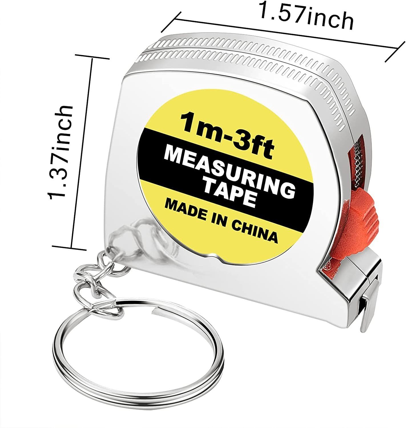 Tape Measure Keychain