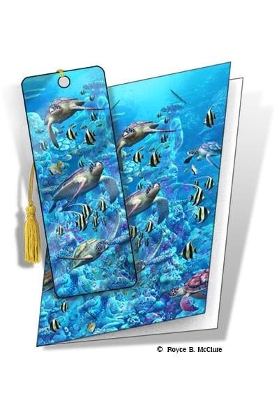 Turtle Town Card and 3D Bookmark
