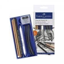 Box - 7ct Charcoal Sketch Set (2 Charcoal pencils,