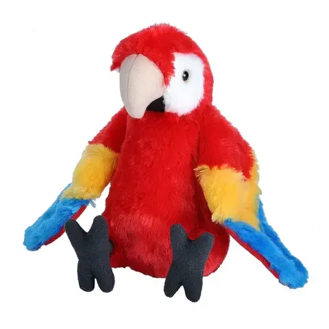 Macaw Scarlet Stuffed Animal - 8&quot;