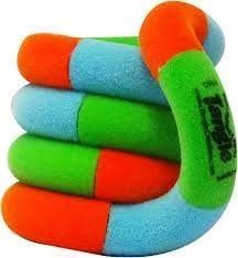 Tangle Fuzzies - Orange Blue Green