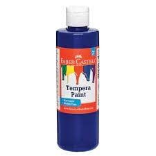 Blue Tempera Paint (8 oz bottles)