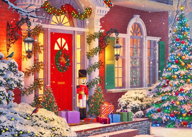 Christmas House 500 Piece Jigsaw Puzzle
