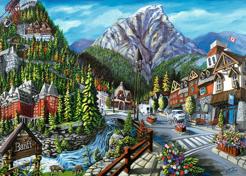 Welcome to Banff 1000 pc Puzzle