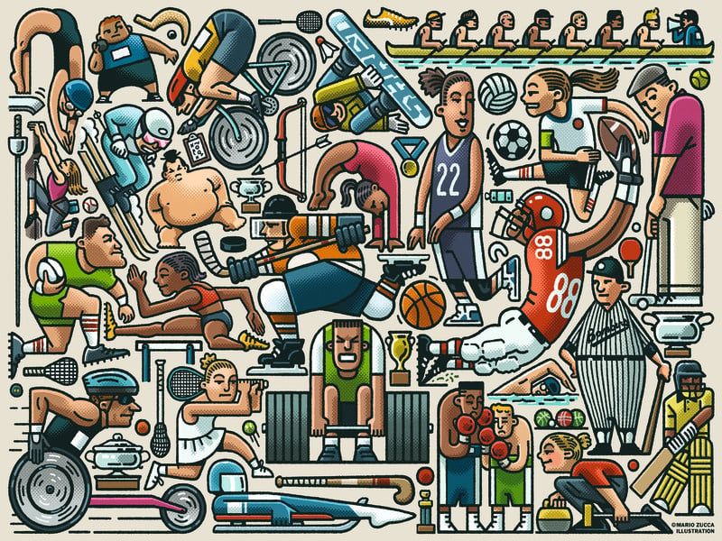 Athletic Fit 750 pc Large Format