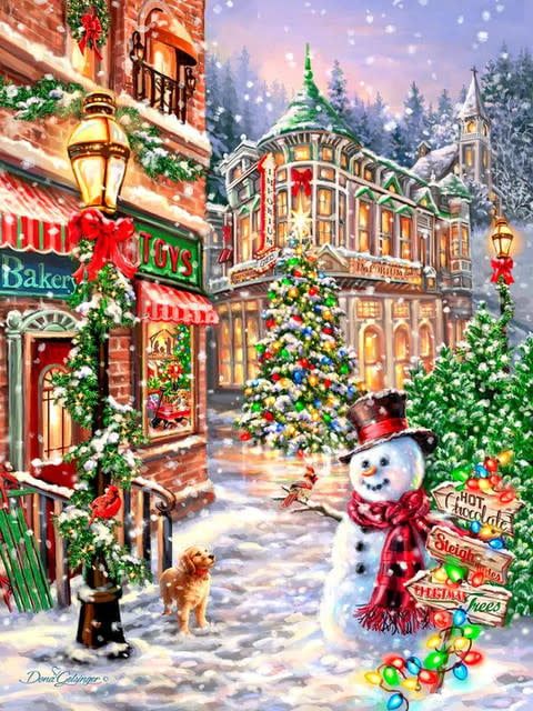 Merry Main Street 1000 Piece Jigsaw Puzzle