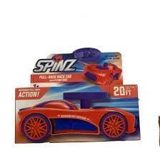 Spinz Pull Back Race Car Red with Blue