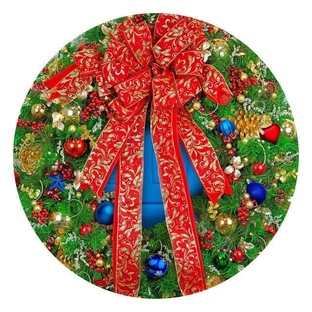 Holiday Wreath 500 Piece Round Jigsaw Puzzle