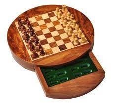 Round Companion Chess (4.6" Dia)
