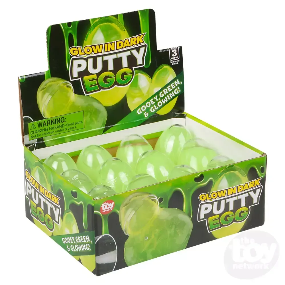 Glow in Dark Egg Putty