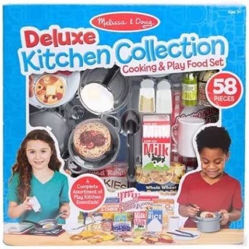 Deluxe Kitchen Collection &amp; Play Food Set
