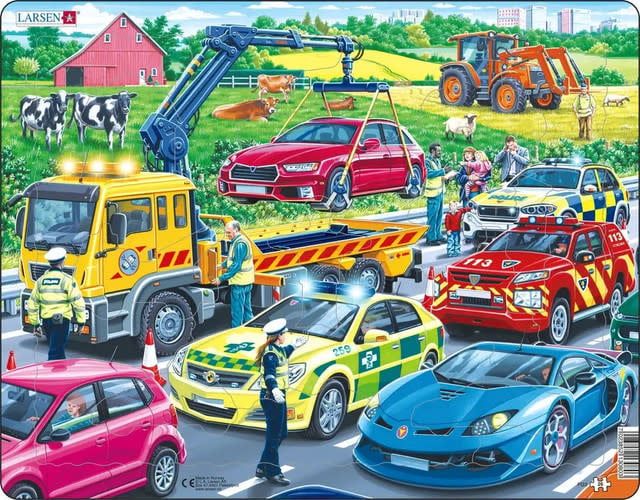 Rescue Vehicles 26 piece  Jigsaw Puzzle